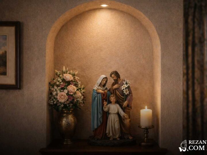 Onde colocar a imagem da Sagrada Família na sua casa? Dicas de beleza e oração