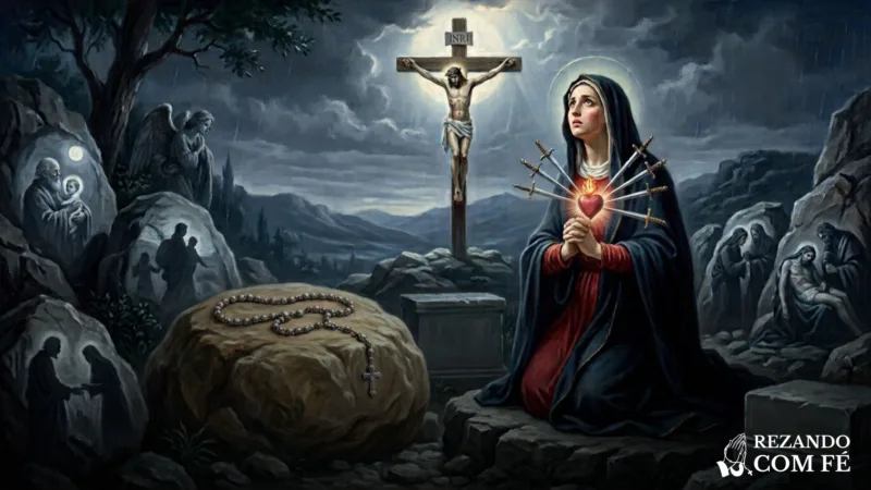 Terço das 7 Dores de Maria: Passo a Passo Completo para Rezar Hoje